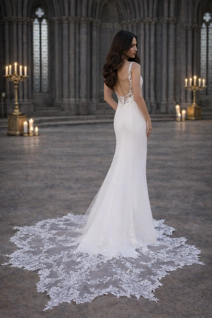 Ann & John Couture Valentina back