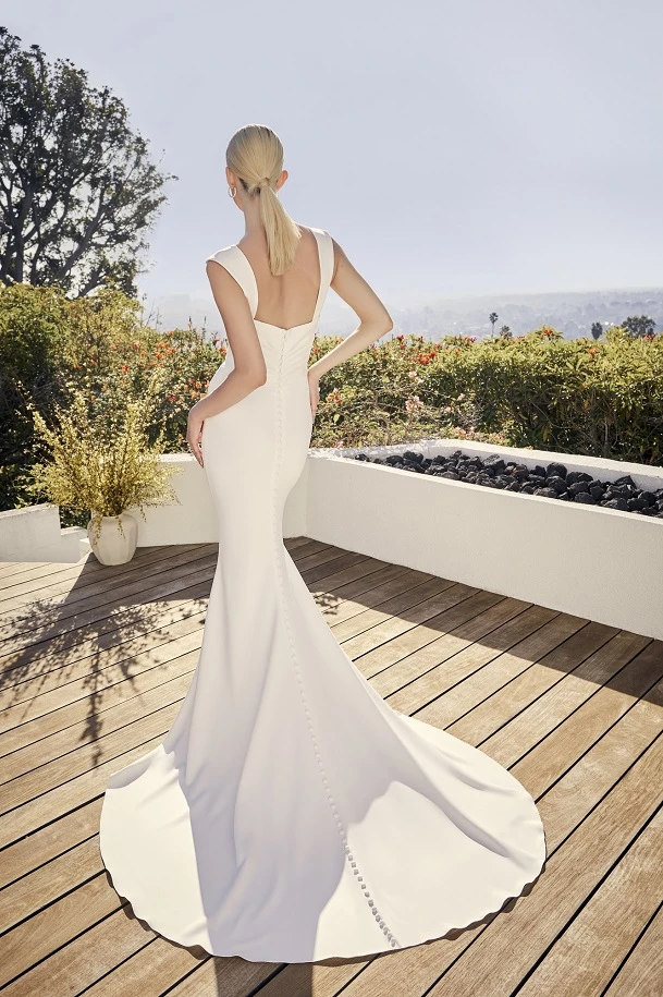 casablanca bridal le131 back 2