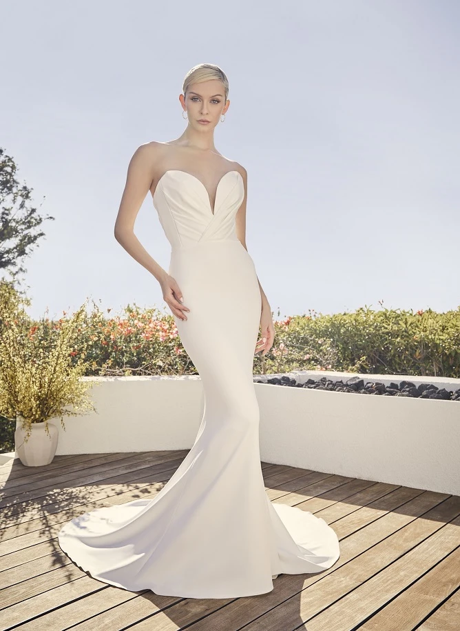 casablanca bridal le131 front