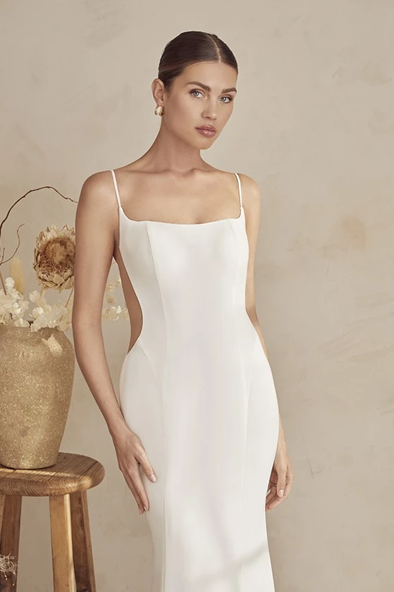 casablanca bridal le145 close