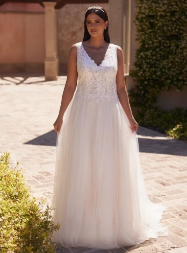 Bianco Evento Valeria plussize