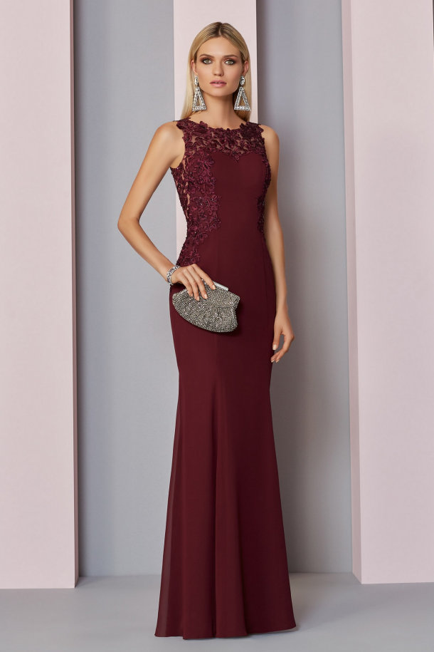 Robe De Bordeaux Rode Trouwjurk Bordeaux Rode Jurk Bruiloft