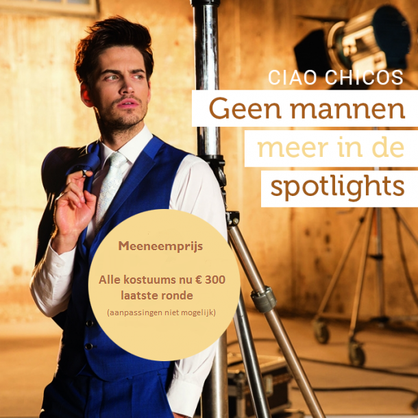 Geen mannen meer in de spotlights
